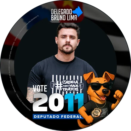 Moldura com o gato do Cadeia para Maus-Tratos